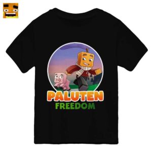 Paluten Merch: Freiheitsabenteuer mit Kürbis-Held und Schweinchen - Offizielles Freedom T-Shirt