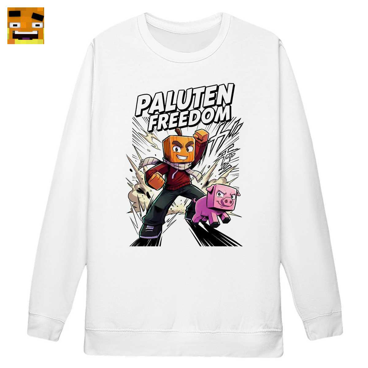 Paluten Merch: Kürbis Gamer Freiheit - Action Comic Design - Offizielles Fan-Shirt - Image 4