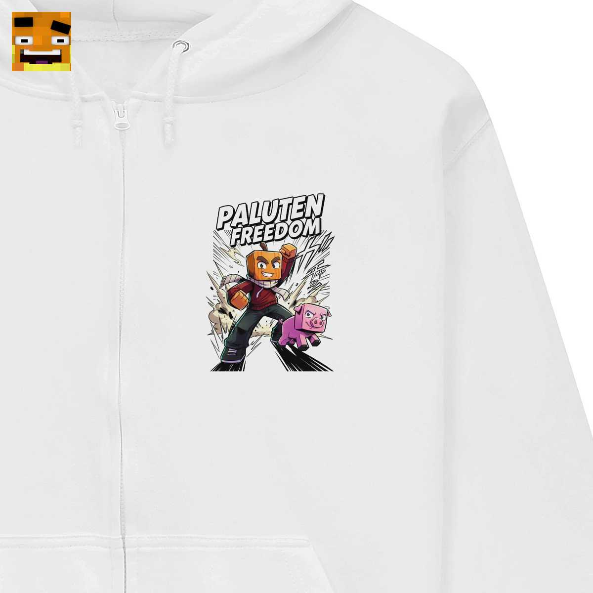 Paluten Merch: Kürbis Gamer Freiheit - Action Comic Design - Offizielles Fan-Shirt - Image 2