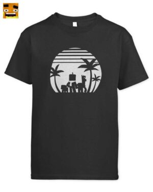 Paluten Merch: Kinder T-Shirt Retro Sonnenuntergang | Edgar Fanartikel