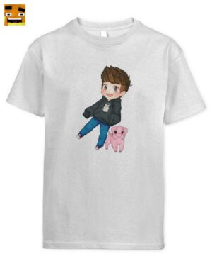 Chibi Technoblade Fan-Art Kinder T-Shirt | Tribute Gamer-Merch