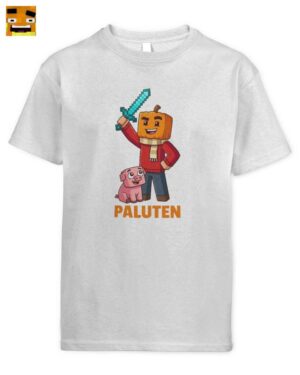 Paluten Kürbiskopf mit Edgar Schwein Kinder T-Shirt kaufen | Fan-Merch