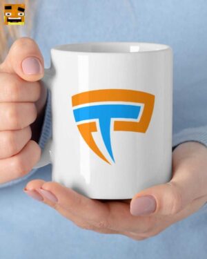 Paluten Merch: Kürbis Gamer Team Tasse | Offizielles Gaming Logo Design