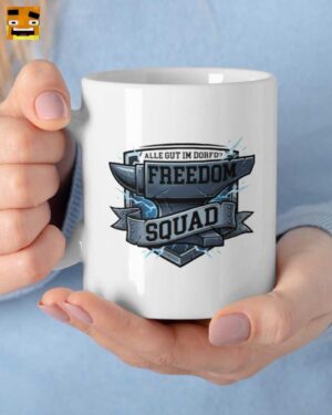 Paluten Merch: Freedom Squad Amboss Wappen Tasse Kaufen