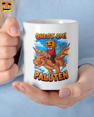 Paluten Kürbis Gamer Drachenreiter Tasse - Offizielles Palle Merch
