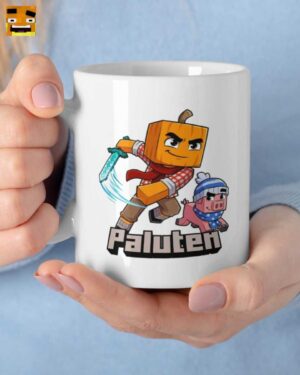 Paluten Kürbiskopf Gamer Tasse mit Edgar | Offizielles Palle Fan Merch