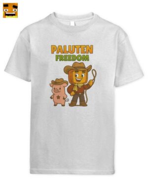 Paluten Freedom Cowboy Kinder T-Shirt mit Edgar | Palle Merch