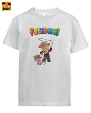 Paluten Kürbiskopf Cowboy Kinder T-Shirt | Offizieller Freedom Squad Merch