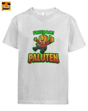 Paluten Kürbiskopf Gaming T-Shirt für Kinder | Offizielles Freedom Merch