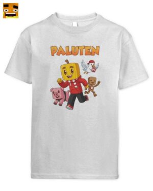 Paluten Kürbis Gamer Abenteuer Team Kinder T-Shirt | Offizieller Palle Merch