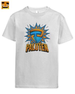Paluten Merch: Superhelden Logo Kinder T-Shirt | Offizieller Palle Fanartikel