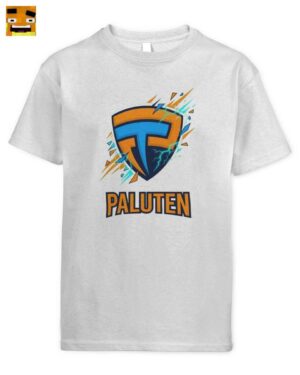 Paluten Kürbis Team Wappen T-Shirt für Kinder | Offizieller Palle Merch