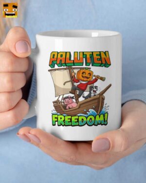 Paluten Merch: Kürbiskopf Freiheit auf See Tasse kaufen | Offizieller Fan-Becher