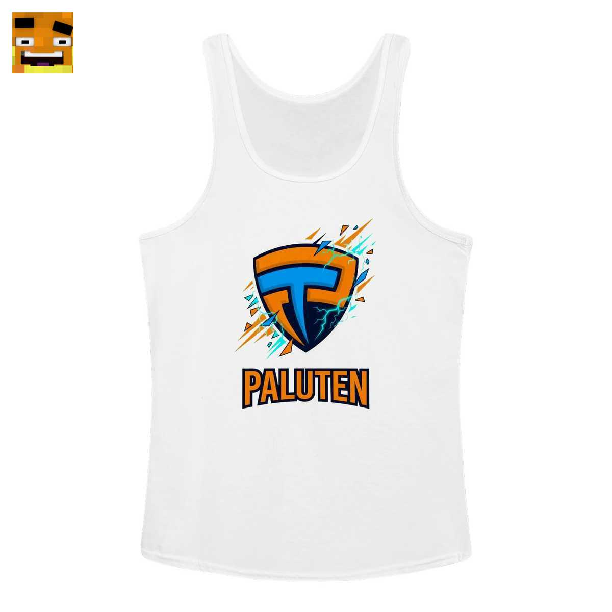 Paluten Merch: Kürbis Gamer Team Wappen mit Blitz - Gaming Logo Fan-Shirt - Image 3
