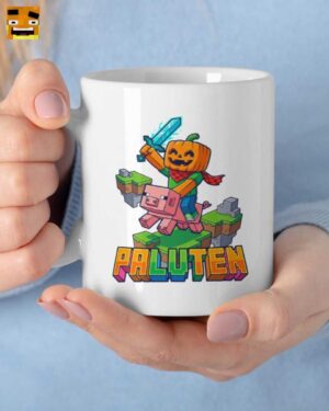 Paluten Merch: Kürbiskopf Held Tasse mit Edgar | Das Perfekte Gamer Geschenk