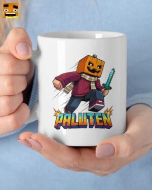 Paluten Kürbiskopf Gamer Tasse weiß | Offizielles Fan-Merch: kaufen