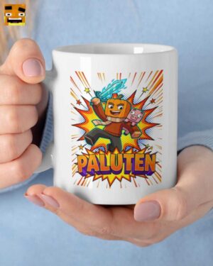 Paluten Merch: Kürbis Gamer Tasse mit Edgar | Offizieller Fanartikel