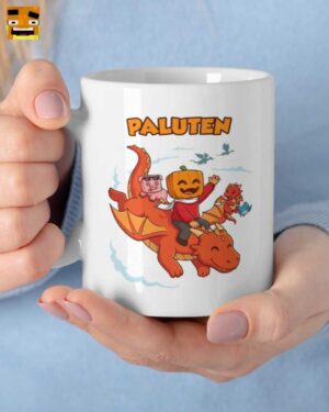 Paluten Kürbis Drachenreiter Tasse mit Edgar | Offizielles Fan-Merch