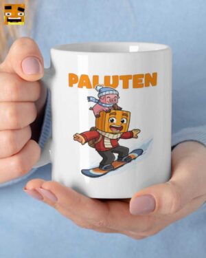 Paluten Merch: und Edgar Snowboard Keramiktasse | Offizielles Fanartikel