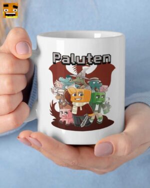 Paluten Merch: Drachen Abenteuer Tasse mit Edgar | Kürbis Gamer Fanartikel