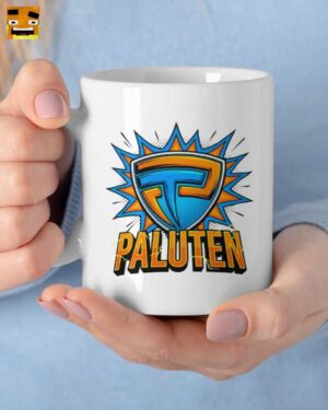 Paluten Merch: Tasse mit Superhelden-Logo | Offizieller Gaming Becher