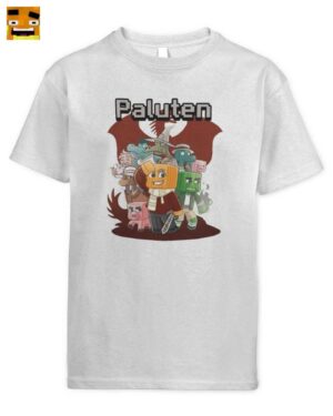 Paluten Drachen Abenteuer T-Shirt Kinder | Offizielles Kürbis Gamer Merch