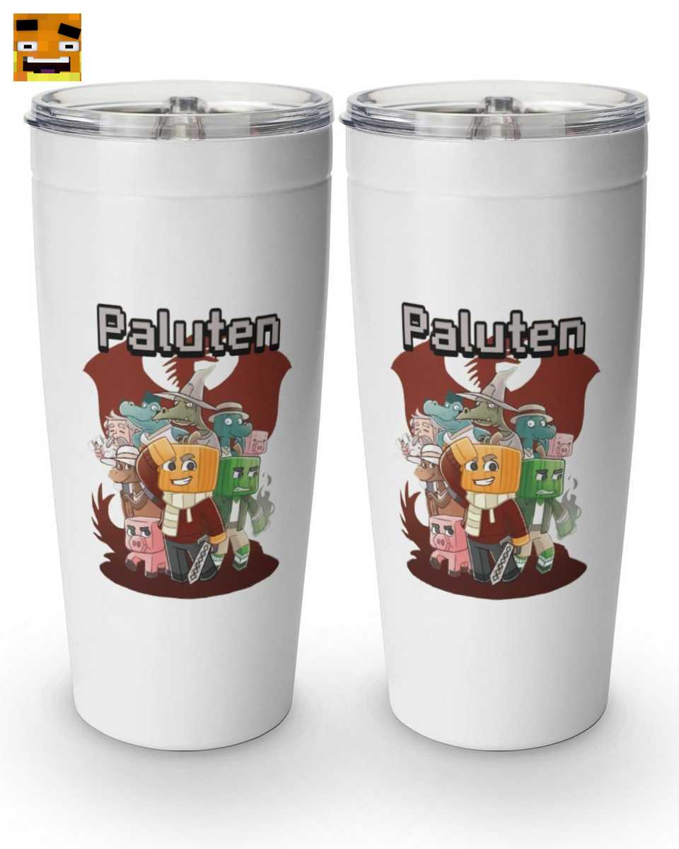 Paluten Merch: Drachen Abenteuer Tasse mit Edgar | Kürbis Gamer Fanartikel - Image 3