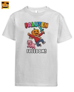 Paluten Merch: Kürbiskopf Freiheit Kinder T-Shirt – Das ideale Geschenk für Fans