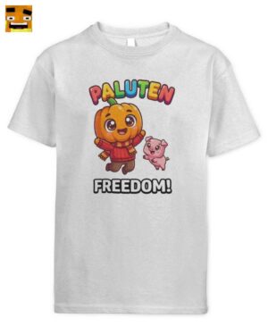 Paluten Kürbiskopf Freedom Kinder T-Shirt | Offizieller Palle & Edgar Merch
