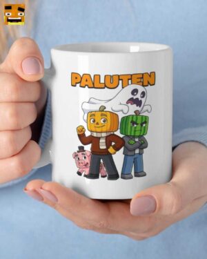 Paluten Merch: Kürbiskopf Gamer Tasse - Offizieller Palle Fanartikel