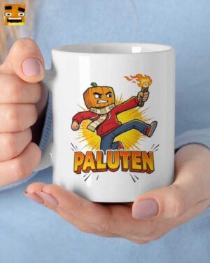 Paluten Merch: Kürbiskopf-Held Tasse: Offizieller Fanartikel für Gamer
