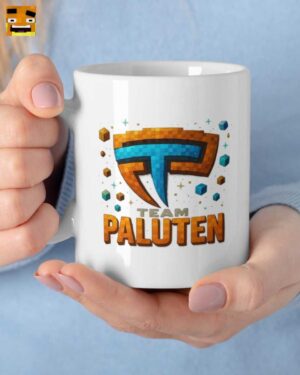Team Merch: Paluten Block Welt Gamer Tasse - Offizieller Keramikbecher