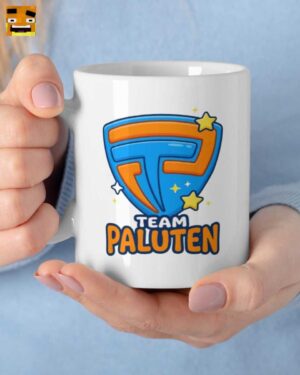 Team Paluten Gamer-Schild Logo Tasse für Kinder | Palle Merch: Shop