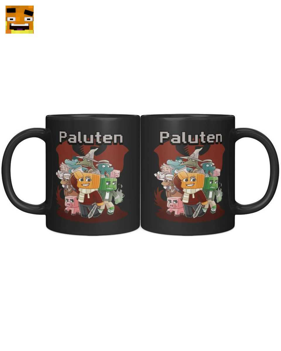 Paluten Merch: Drachen Abenteuer Tasse mit Edgar | Kürbis Gamer Fanartikel - Image 2