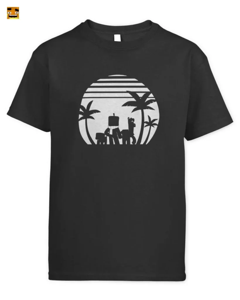 Paluten Retro Sunset Silhouette T-Shirt kaufen