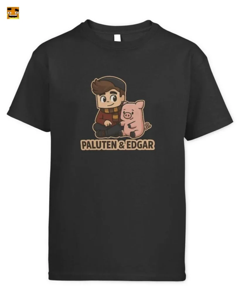 Paluten Chibi Gamer Boy & Piggy Best Friend T-Shirt kaufen