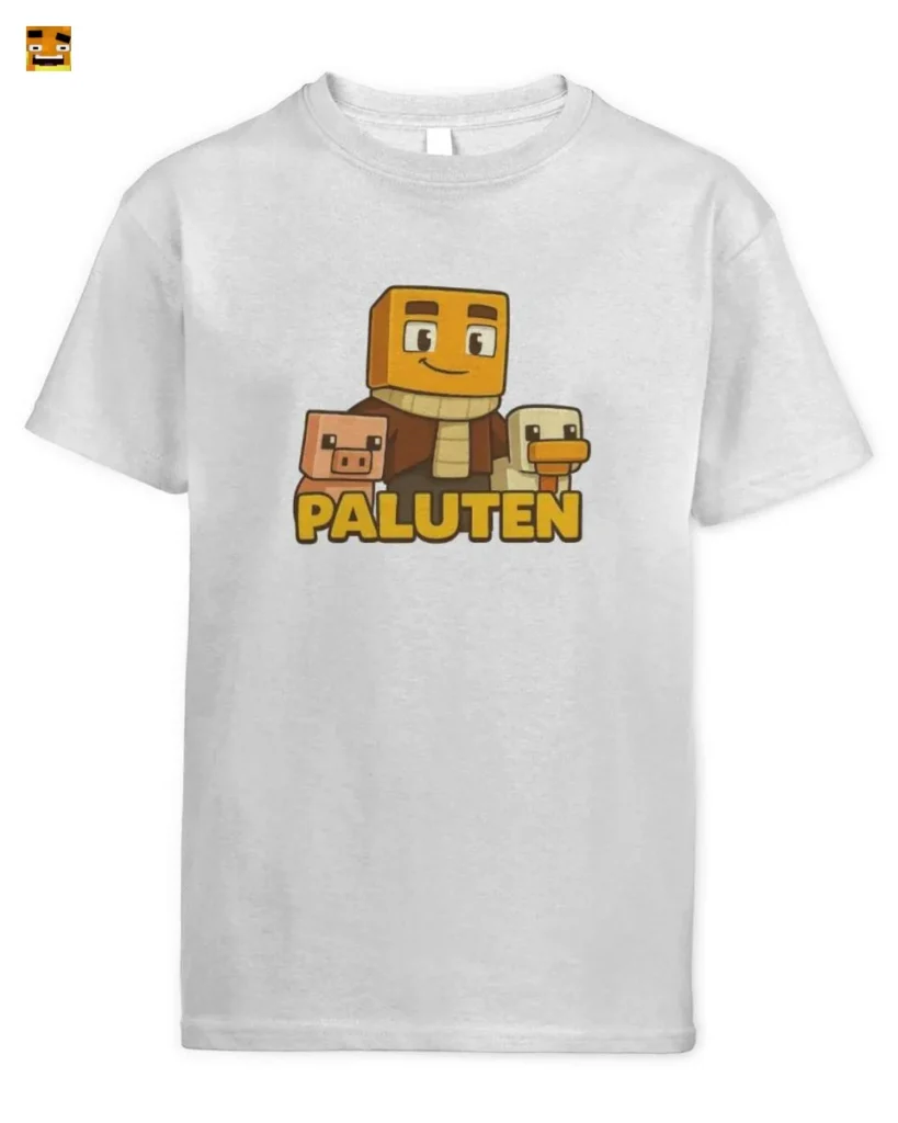 Paluten Cute Pumpkin Head Gamer with Pig and Duck Fri T-Shirt