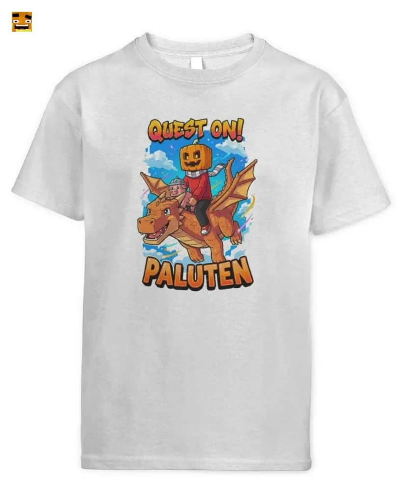 Paluten Drachenreiter-Quest des Kürbis-Gamers T-Shirt kaufen