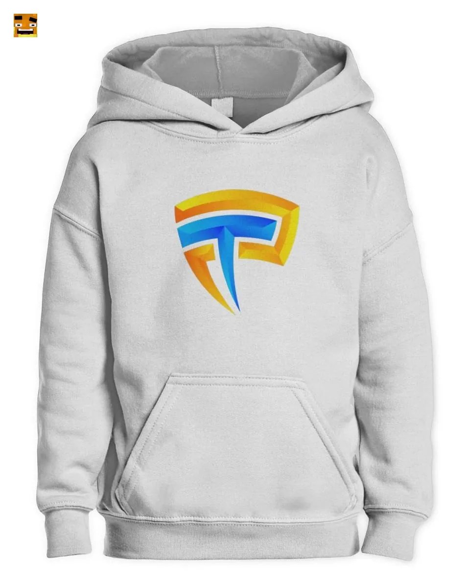 Paluten Dynamic Gamer Team Emblem Blue & Orange Shiel T-Shirt - Image 2