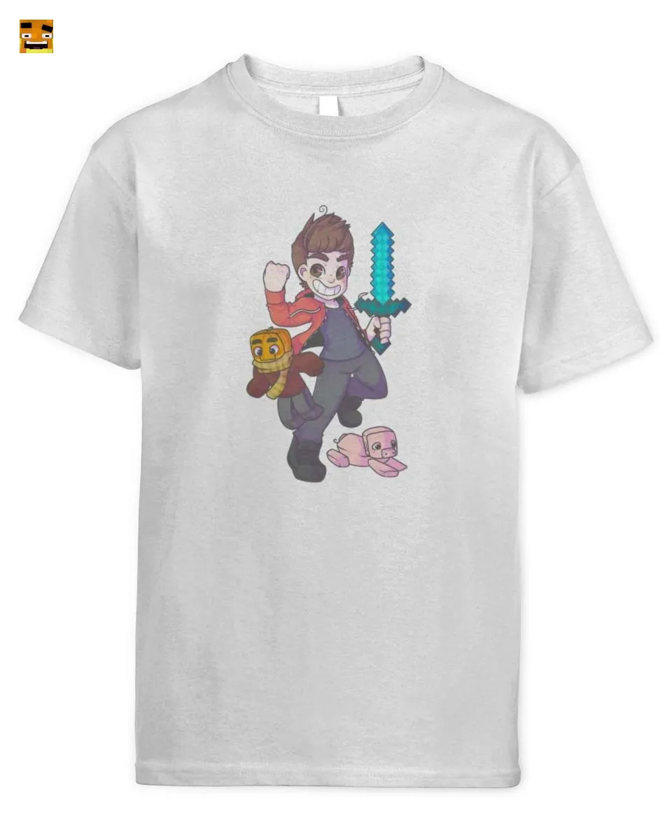 Paluten Epic Gamer Boy and Friends Block Adventure T-Shirt kaufen