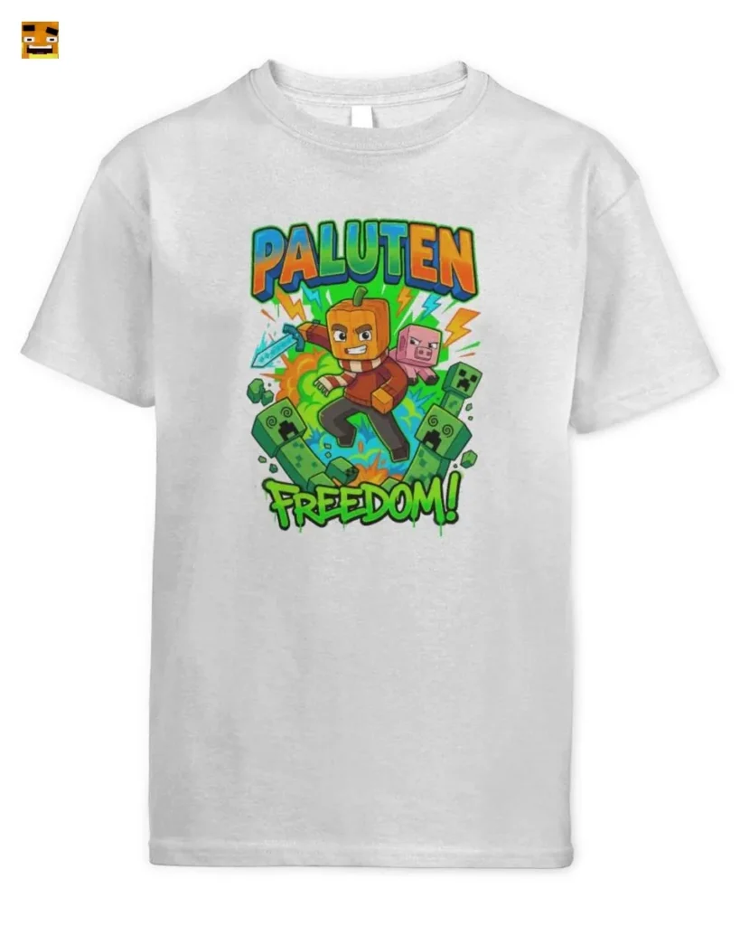 Paluten Freiheit für den Kürbis-Krieger! Pixel Welt A T-Shirt