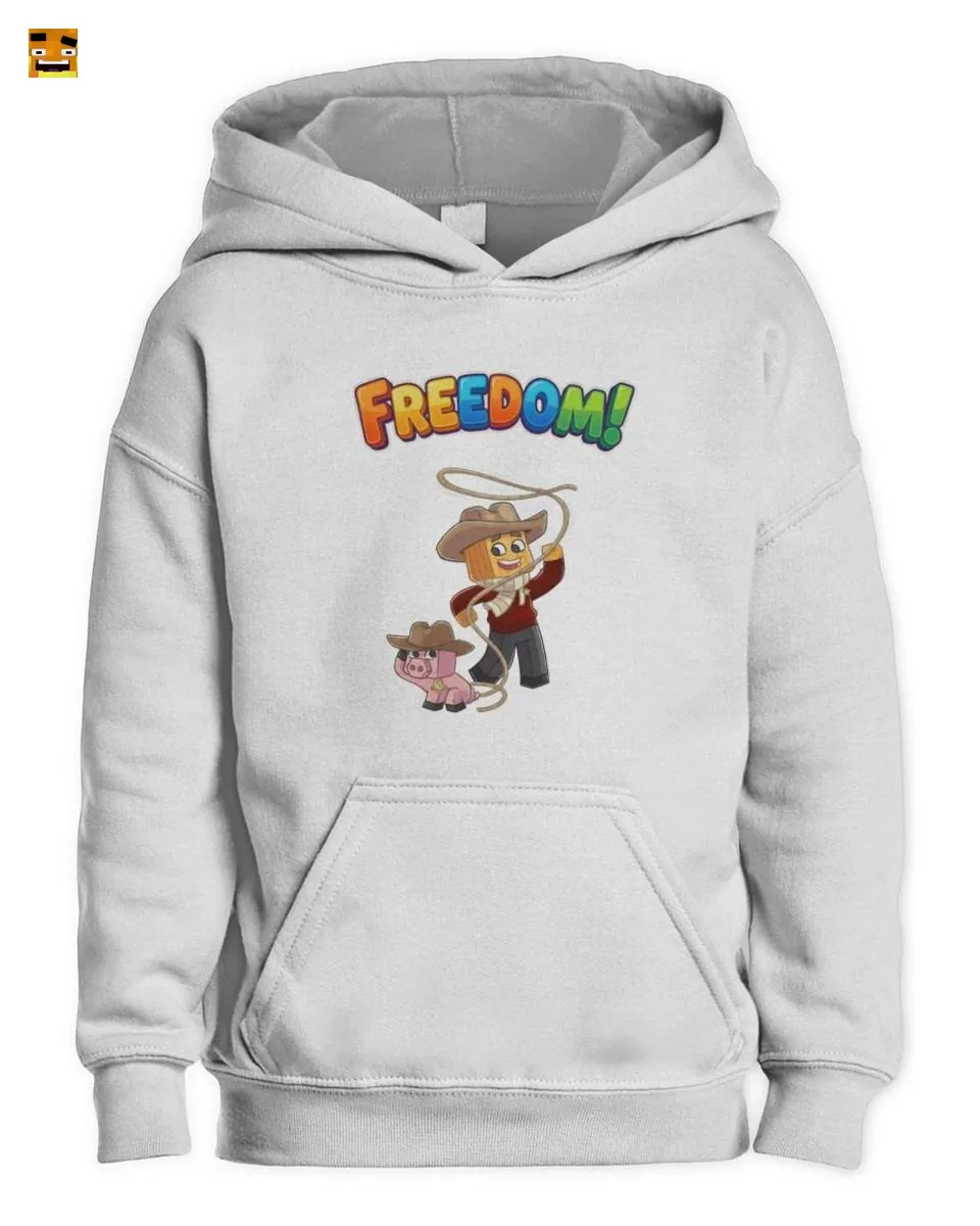 Paluten Freiheit! Kürbiskopf Cowboy & Schweinchen She T-Shirt - Image 2