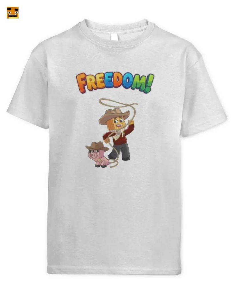Paluten Freiheit! Kürbiskopf Cowboy & Schweinchen She T-Shirt