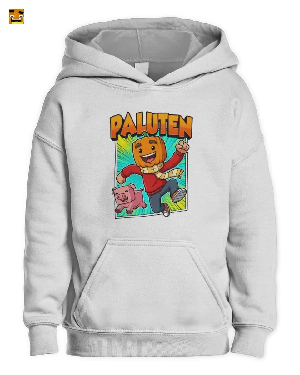 Paluten Kürbis Gamer & Block-Schweinchen Abenteuer T-Shirt kaufen - Image 2