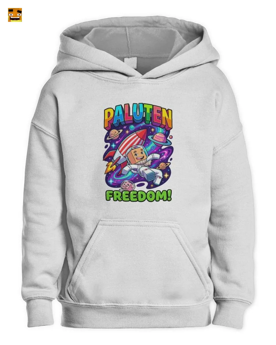Paluten Kürbis Gamer im Weltall - Freiheit! T-Shirt kaufen - Image 2