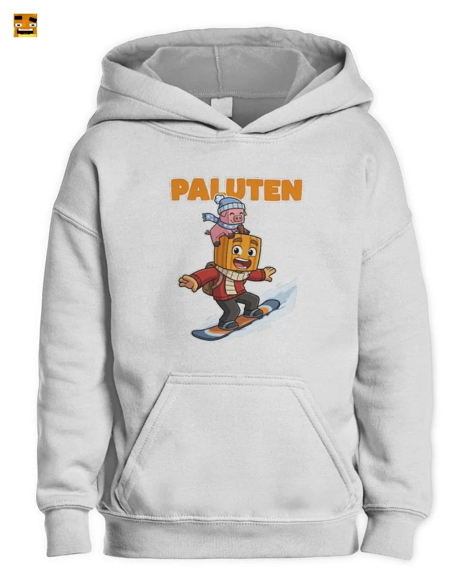 Paluten Kürbis-Gamer & Schweinchen beim Snowboarden T-Shirt - Image 2