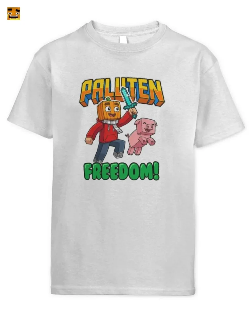 Paluten Kürbis Gamer & Schweinchen Freund Freiheit Ab T-Shirt