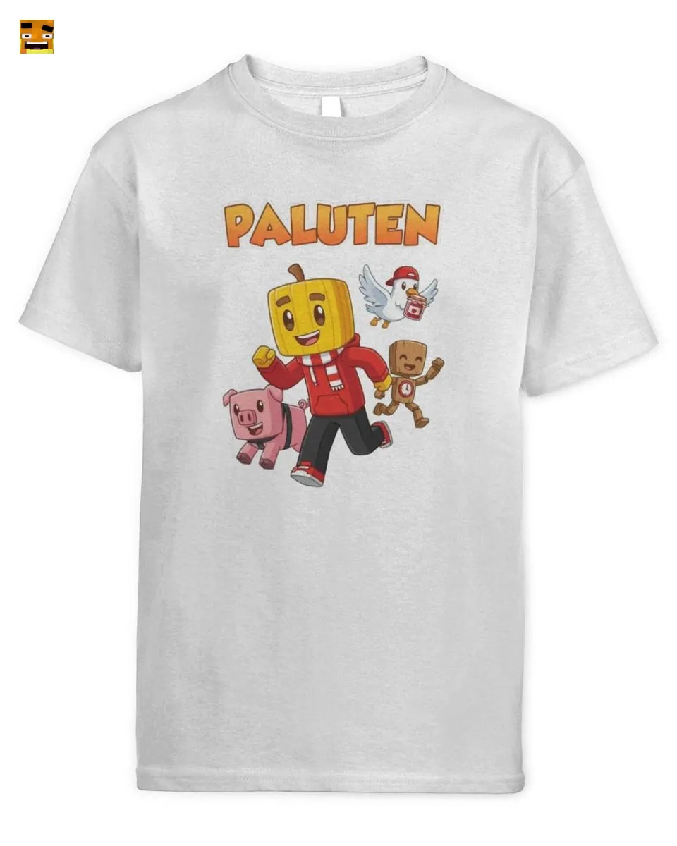Paluten Kürbis Gamer und Freunde Das Abenteuer Team T-Shirt