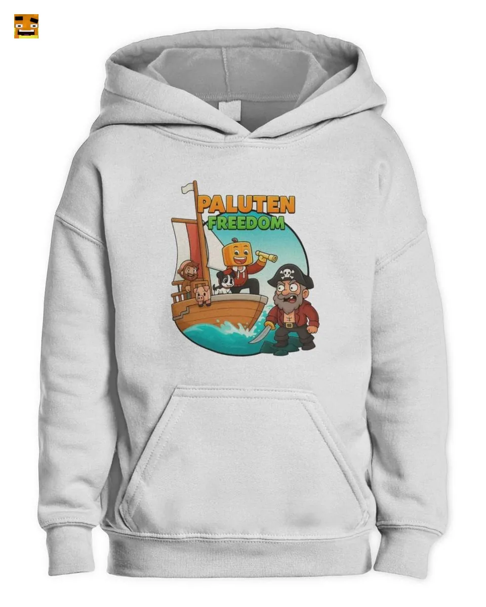 Paluten Kürbiskopf Gamer Freiheit Piraten Abenteuer T-Shirt - Image 2