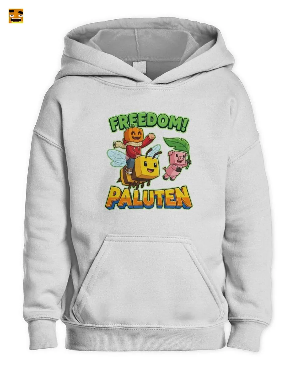 Paluten Kürbiskopf Gamer & Schweinchen Freund Fliegen T-Shirt - Image 2